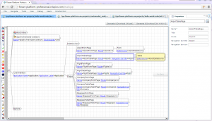 Arborele aferent partii de user interface, care genereaza user interface de tip HTML5.